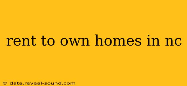 rent to own homes in nc