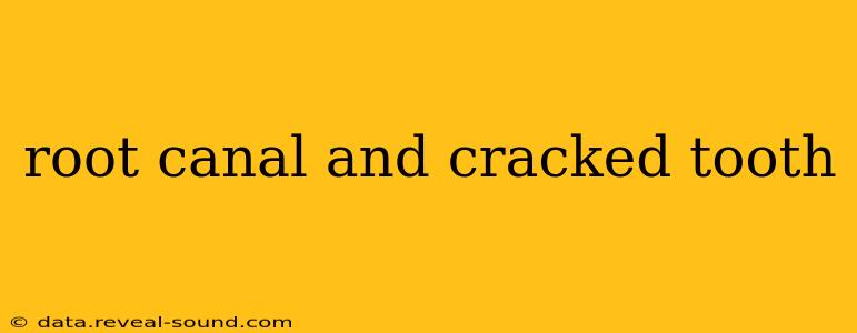 root canal and cracked tooth
