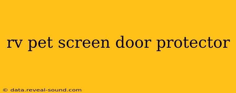 rv pet screen door protector