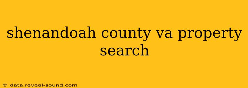 shenandoah county va property search