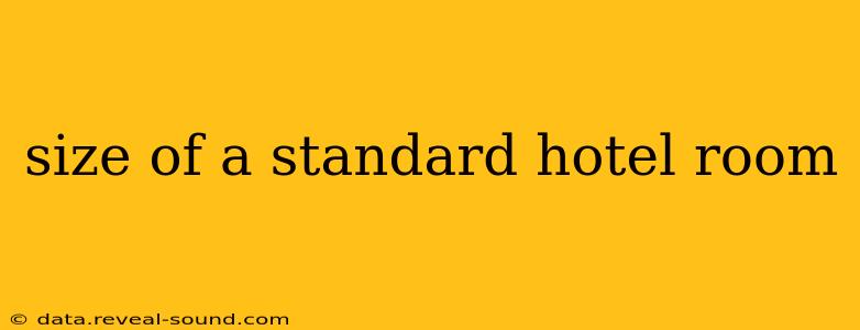 size of a standard hotel room