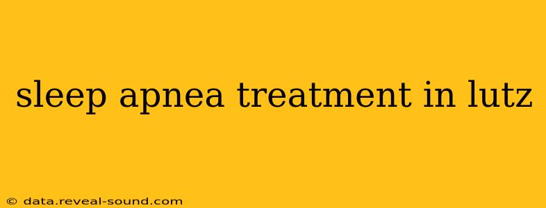 sleep apnea treatment in lutz
