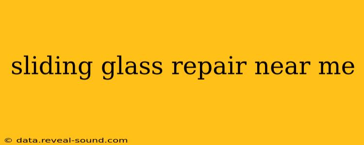 sliding glass repair near me