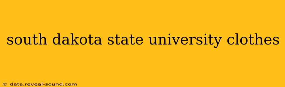 south dakota state university clothes