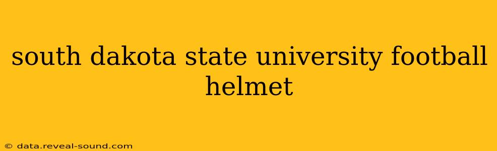 south dakota state university football helmet