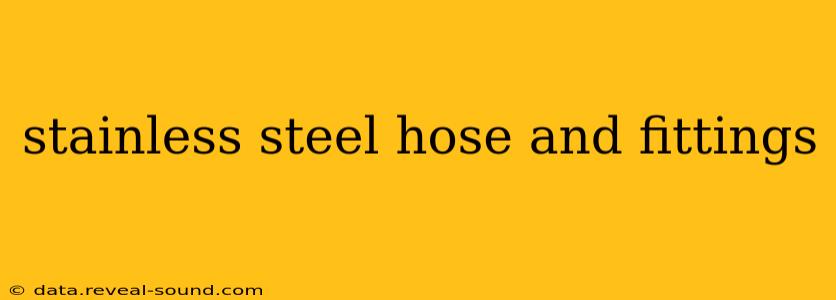 stainless steel hose and fittings