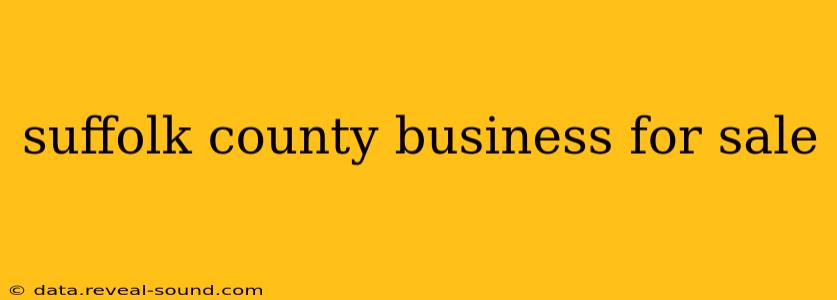 suffolk county business for sale