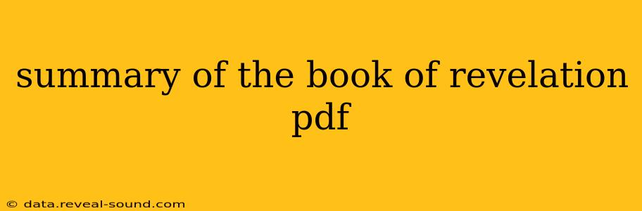 summary of the book of revelation pdf