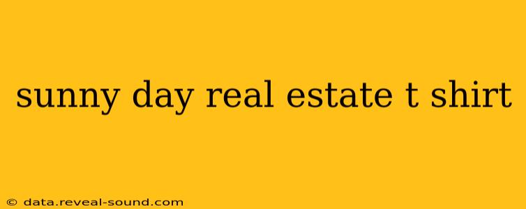 sunny day real estate t shirt