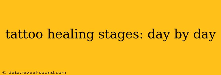 tattoo healing stages: day by day