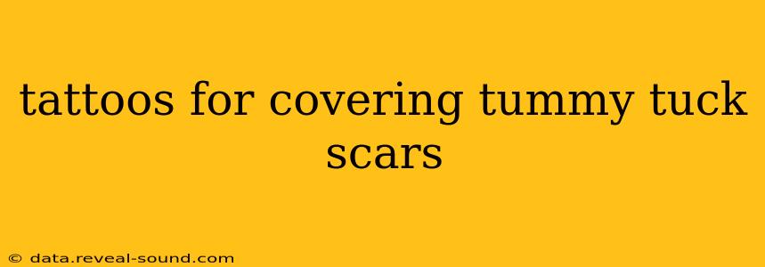 tattoos for covering tummy tuck scars