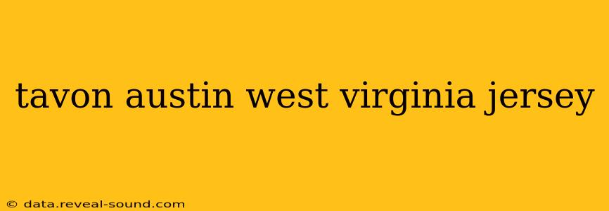 tavon austin west virginia jersey