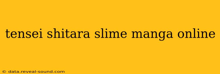tensei shitara slime manga online