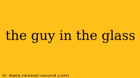 the guy in the glass