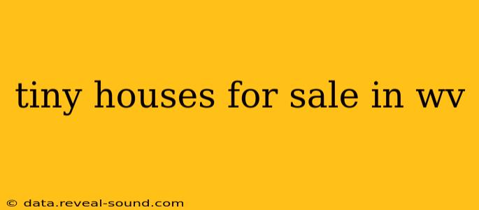 tiny houses for sale in wv