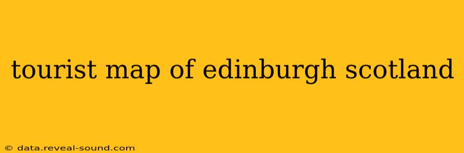 tourist map of edinburgh scotland