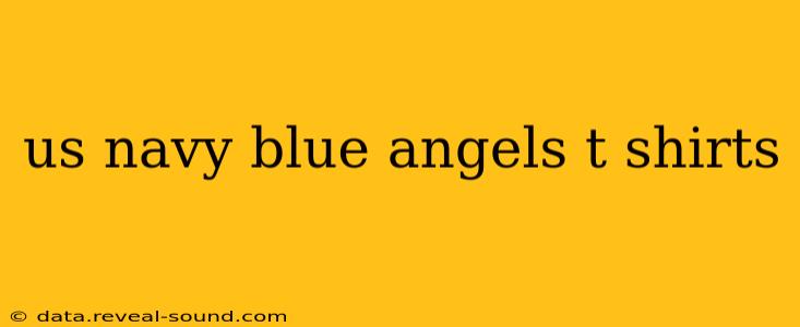 us navy blue angels t shirts