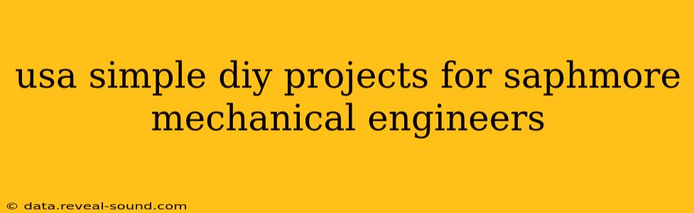 usa simple diy projects for saphmore mechanical engineers