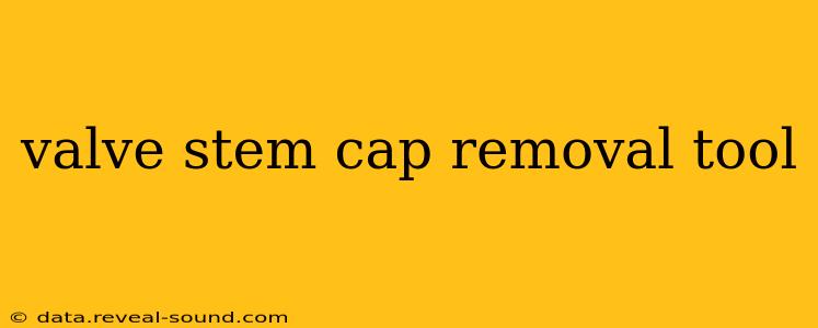 valve stem cap removal tool
