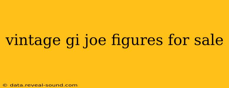 vintage gi joe figures for sale