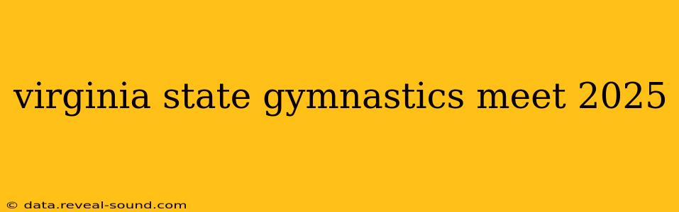 virginia state gymnastics meet 2025