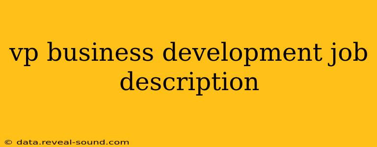 vp business development job description