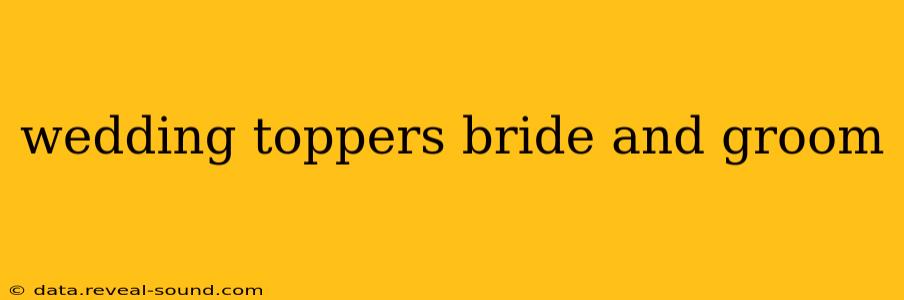 wedding toppers bride and groom