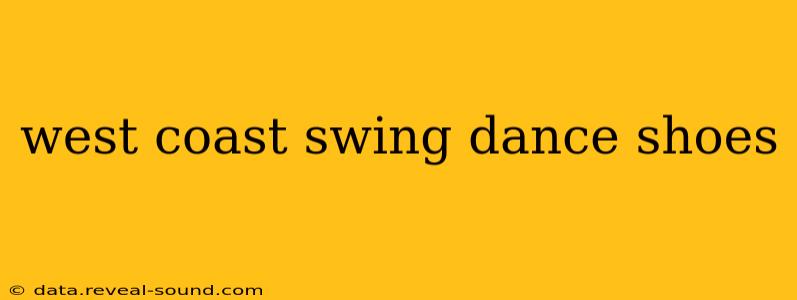 west coast swing dance shoes