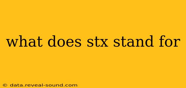 what does stx stand for