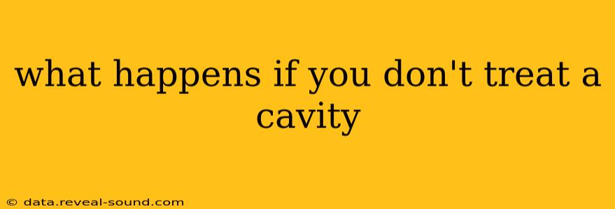 what happens if you don't treat a cavity