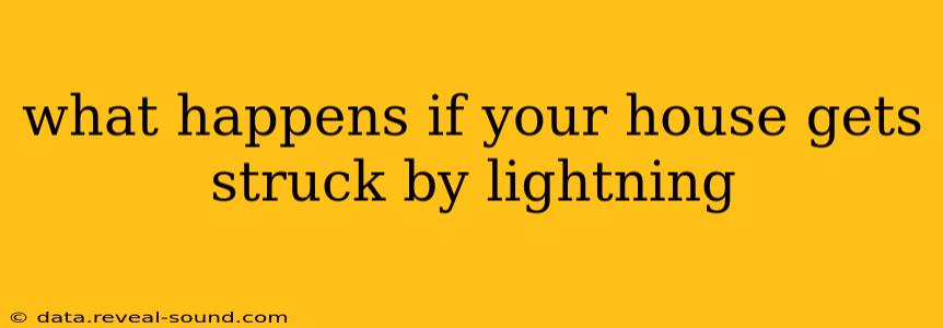 what happens if your house gets struck by lightning