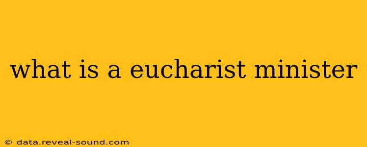 what is a eucharist minister