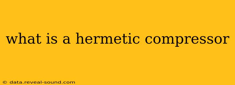 what is a hermetic compressor