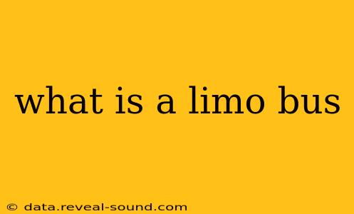 what is a limo bus
