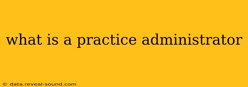 what is a practice administrator