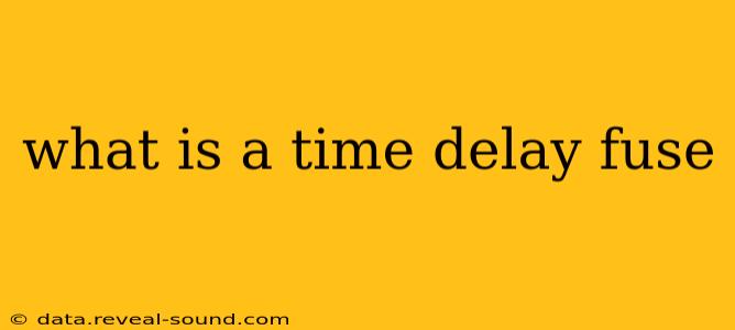 what is a time delay fuse