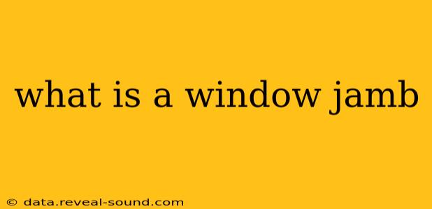 what is a window jamb
