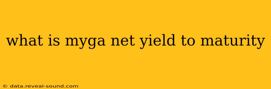 what is myga net yield to maturity