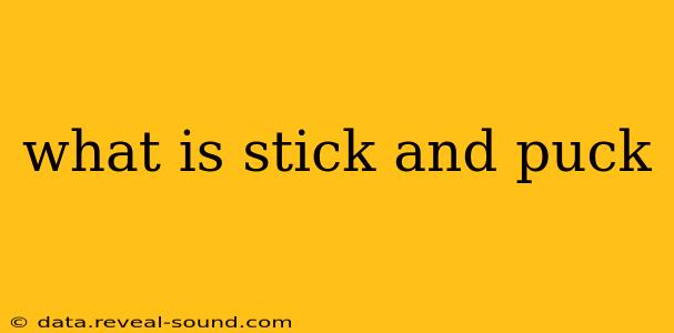 what is stick and puck