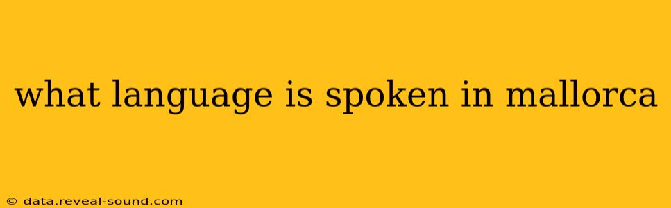 what language is spoken in mallorca