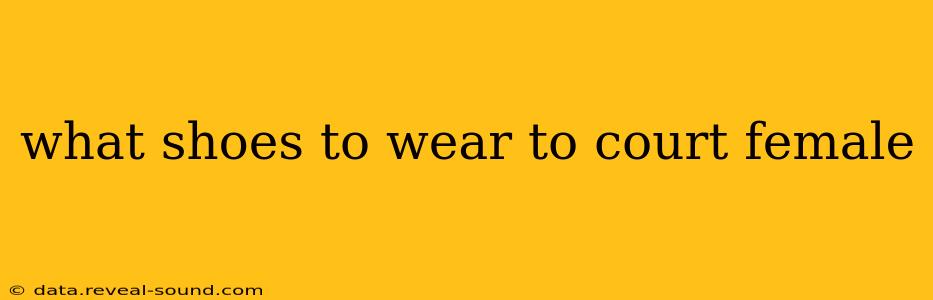 what shoes to wear to court female