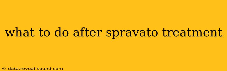 what to do after spravato treatment
