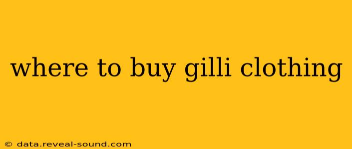where to buy gilli clothing