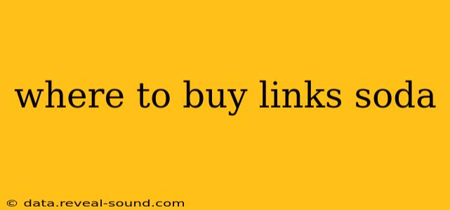 where to buy links soda