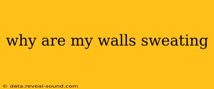 why are my walls sweating