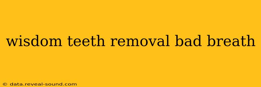 wisdom teeth removal bad breath