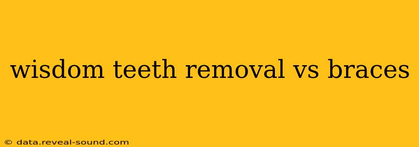 wisdom teeth removal vs braces