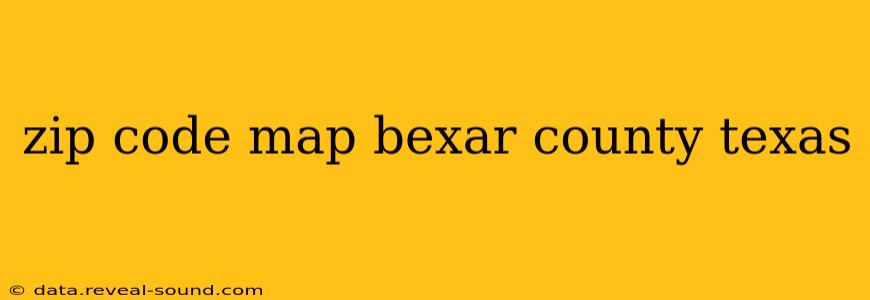 zip code map bexar county texas